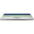 NFL Seattle Seahawks White Striped Universal Laptop 12in (9.8 x 6.8in) Skin