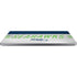 NFL Seattle Seahawks White Striped Universal Laptop 16in (13 x 9.4in) Skin
