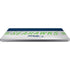 NFL Seattle Seahawks White Striped Universal Laptop 17in (13.8 x 10in) Skin
