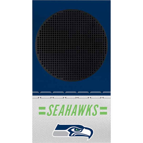 NFL Seattle Seahawks White Striped Xbox Series S Console Skin
