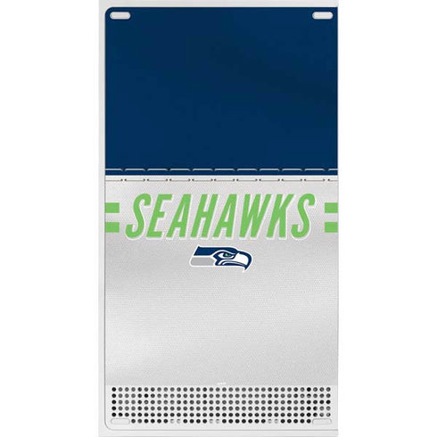 NFL Seattle Seahawks White Striped Xbox Series S Console Skin
