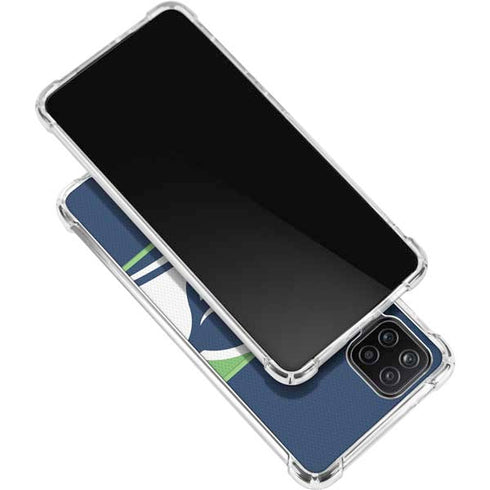 NFL Seattle Seahawks Zone Block Galaxy A12 Clear Case