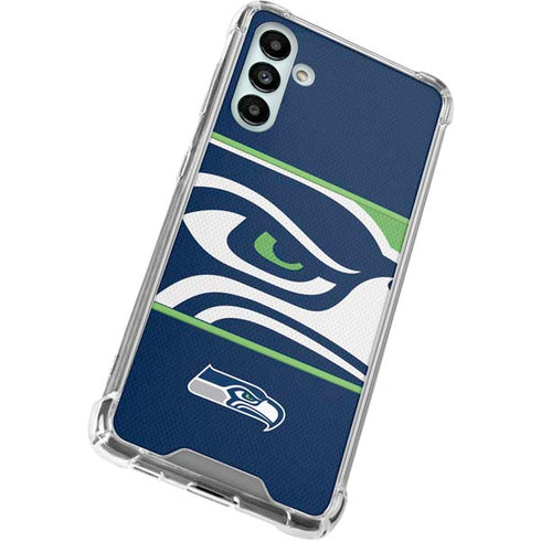 NFL Seattle Seahawks Zone Block Galaxy A13 5G Clear Case