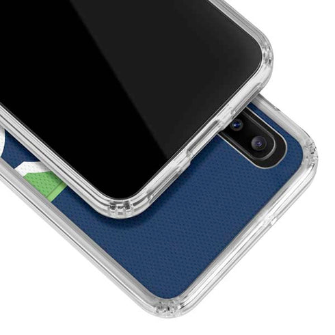 NFL Seattle Seahawks Zone Block Galaxy A30 Clear Case
