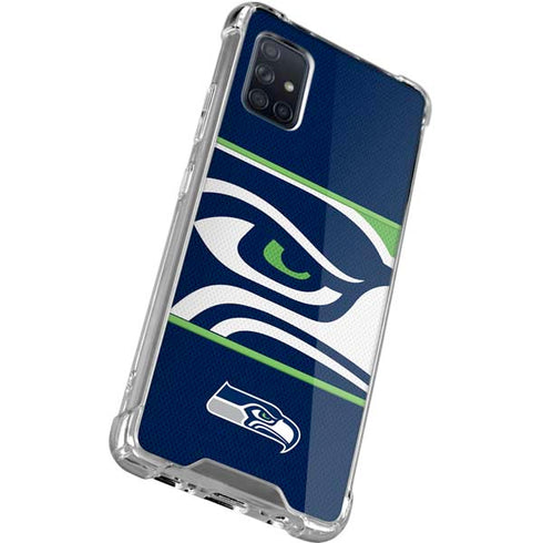 NFL Seattle Seahawks Zone Block Galaxy A51 5G Clear Case