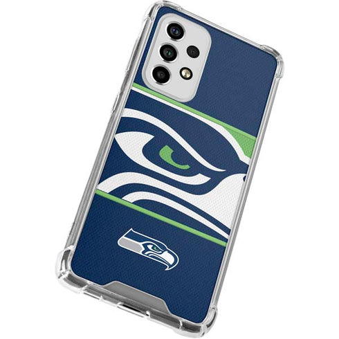 NFL Seattle Seahawks Zone Block Galaxy A53 5G Clear Case