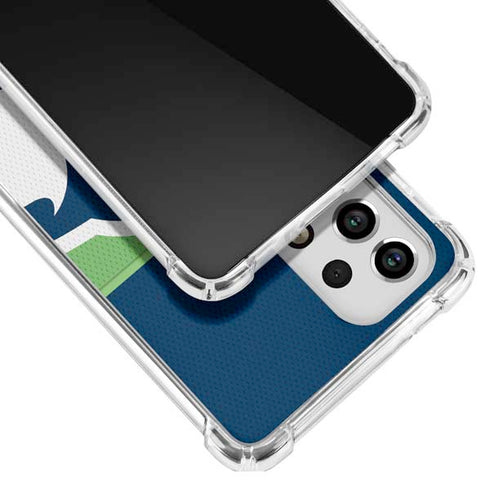 NFL Seattle Seahawks Zone Block Galaxy A53 5G Clear Case