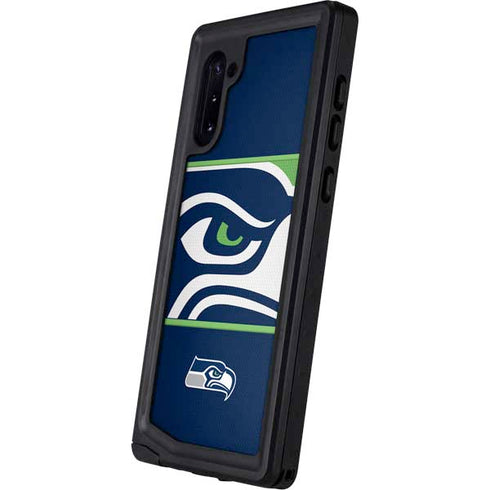 NFL Seattle Seahawks Zone Block Galaxy Note 10 Waterproof Case