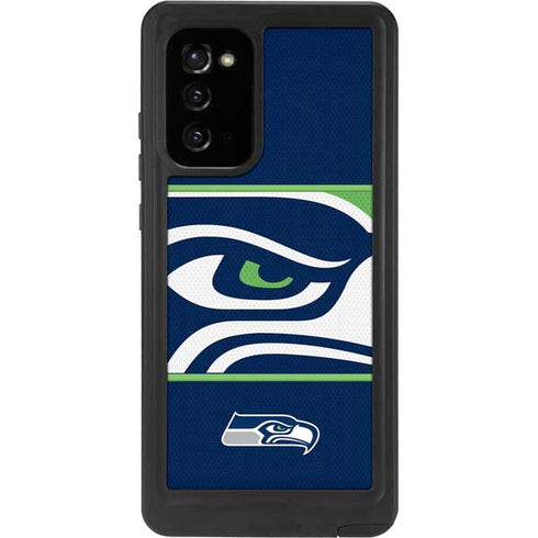 NFL Seattle Seahawks Zone Block Galaxy Note20 5G Waterproof Case