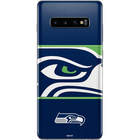 NFL Seattle Seahawks Zone Block Galaxy S10 Plus Skin