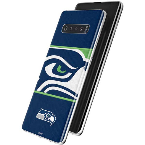 NFL Seattle Seahawks Zone Block Galaxy S10 Skin