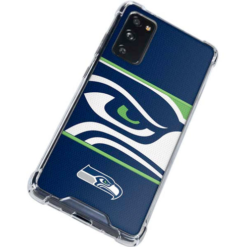 NFL Seattle Seahawks Zone Block Galaxy S20 FE Clear Case
