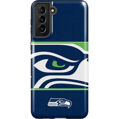 NFL Seattle Seahawks Zone Block Galaxy S21 Plus 5G Pro Case
