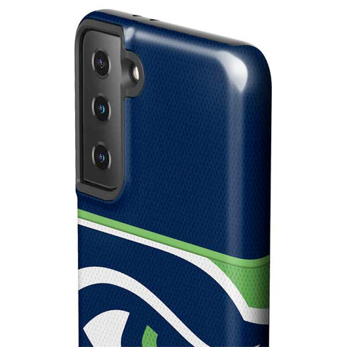NFL Seattle Seahawks Zone Block Galaxy S21 Plus 5G Pro Case