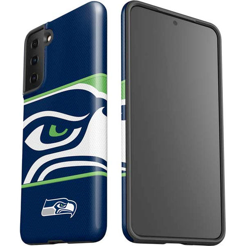NFL Seattle Seahawks Zone Block Galaxy S21 Plus 5G Pro Case