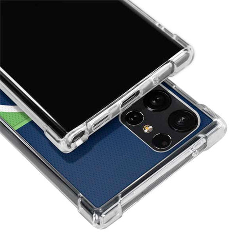 NFL Seattle Seahawks Zone Block Galaxy S22 Ultra Clear Case