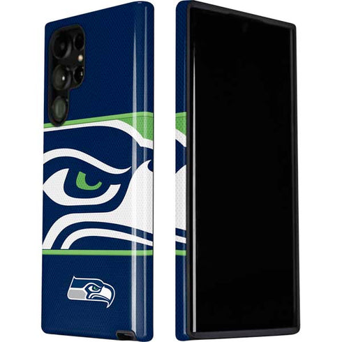 NFL Seattle Seahawks Zone Block Galaxy S22 Ultra Pro Case