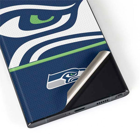 NFL Seattle Seahawks Zone Block Galaxy S22 Ultra Skin