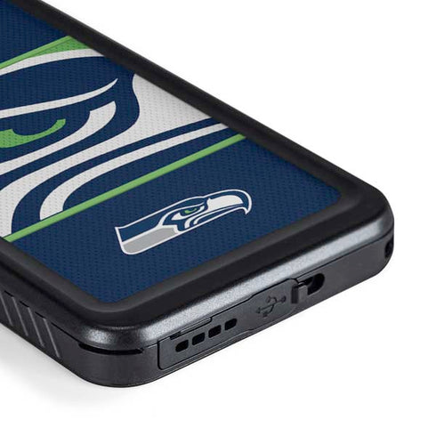 NFL Seattle Seahawks Zone Block Galaxy S23 Plus Waterproof Case