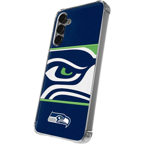 NFL Seattle Seahawks Zone Block Galaxy S24 Plus Clear Case