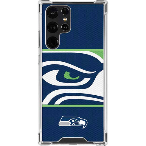 NFL Seattle Seahawks Zone Block Galaxy S24 Ultra Clear Case