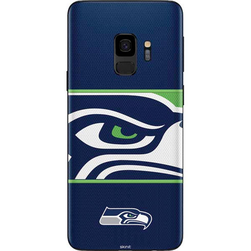 NFL Seattle Seahawks Zone Block Galaxy S9 Skin