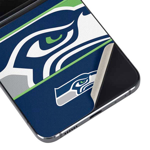 NFL Seattle Seahawks Zone Block Galaxy Z Flip5 5G Skin