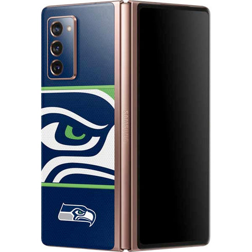 NFL Seattle Seahawks Zone Block Galaxy Z Fold2 5G Skin