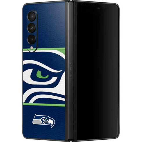 NFL Seattle Seahawks Zone Block Galaxy Z Fold3 5G Skin