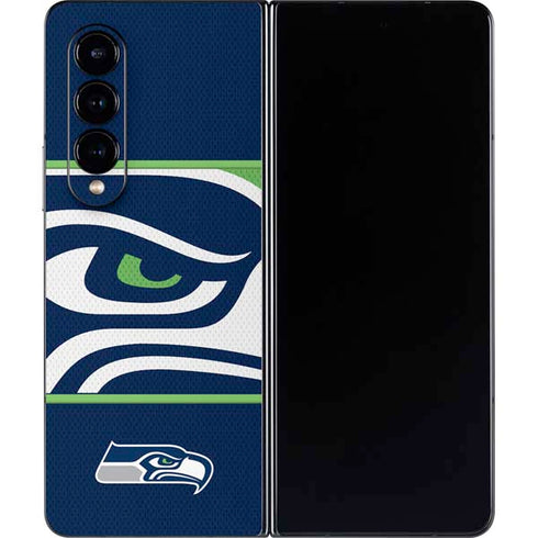 NFL Seattle Seahawks Zone Block Galaxy Z Fold4 5G Skin