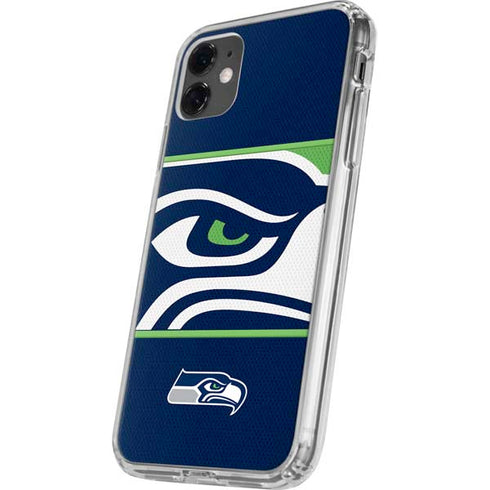 NFL Seattle Seahawks Zone Block iPhone 11 Clear Case
