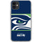 NFL Seattle Seahawks Zone Block iPhone 11 Clear Case