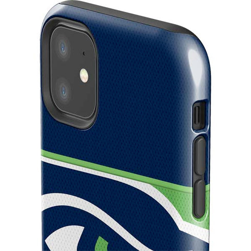 NFL Seattle Seahawks Zone Block iPhone 11 Impact Case