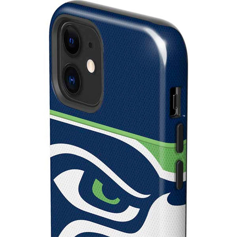 NFL Seattle Seahawks Zone Block iPhone 12 Impact Case