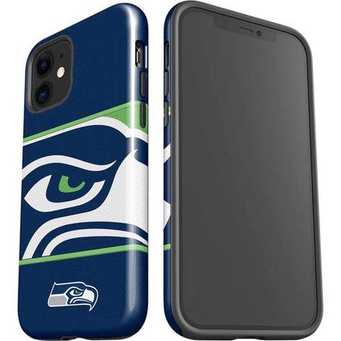 NFL Seattle Seahawks Zone Block iPhone 12 Impact Case