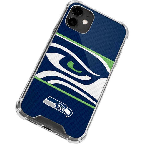 NFL Seattle Seahawks Zone Block iPhone 12 Mini Clear Case