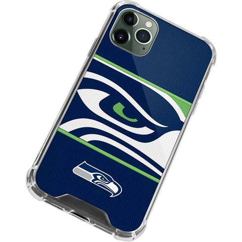 NFL Seattle Seahawks Zone Block iPhone 12 Pro Max Clear Case