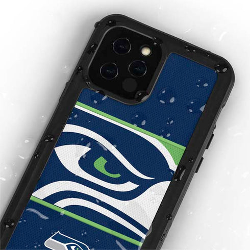 NFL Seattle Seahawks Zone Block iPhone 12 Pro Waterproof Case