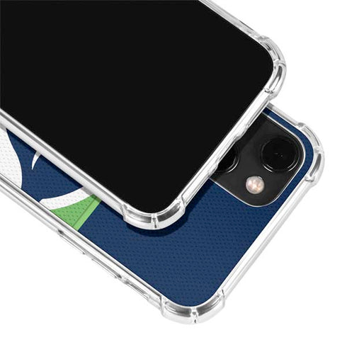 NFL Seattle Seahawks Zone Block iPhone 14 Clear Case