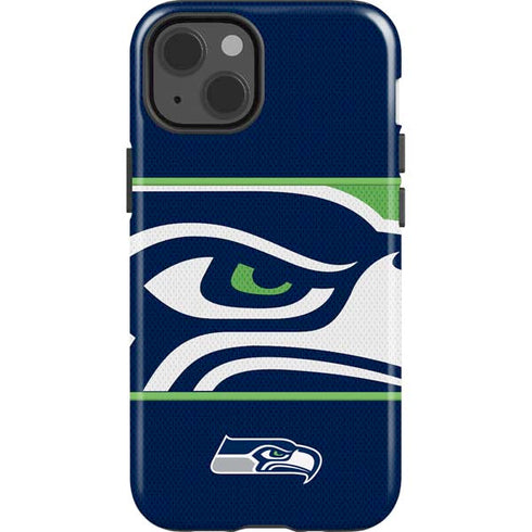 NFL Seattle Seahawks Zone Block iPhone 15 Impact Case