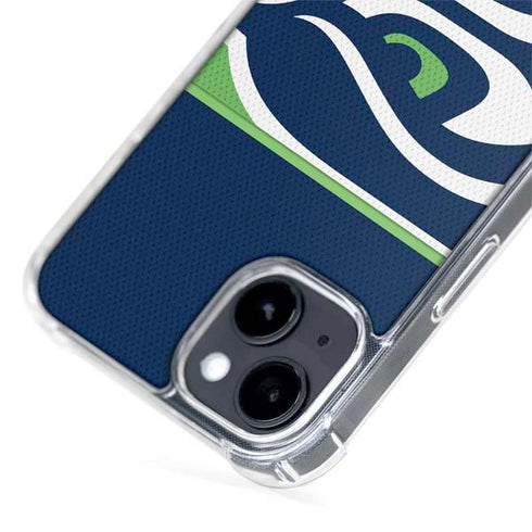 NFL Seattle Seahawks Zone Block iPhone 15 Plus MagSafe Case