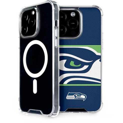 NFL Seattle Seahawks Zone Block iPhone 15 Pro MagSafe Case