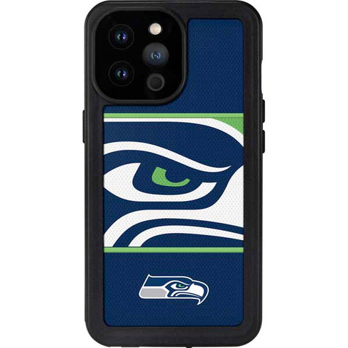NFL Seattle Seahawks Zone Block iPhone 14 Pro Max Waterproof Case