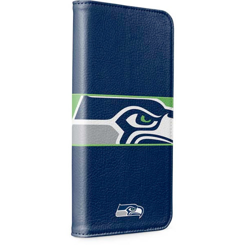 NFL Seattle Seahawks Zone Block iPhone 15 Plus Folio Case