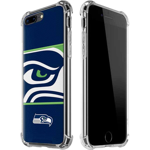 NFL Seattle Seahawks Zone Block iPhone 7/8 Plus Clear Case