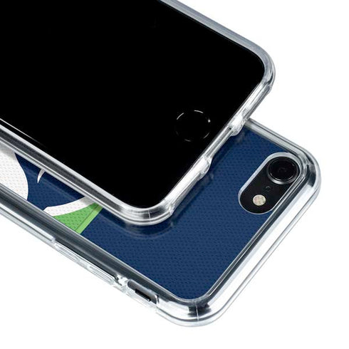 NFL Seattle Seahawks Zone Block iPhone SE (2nd & 3rd Gen) Clear Case