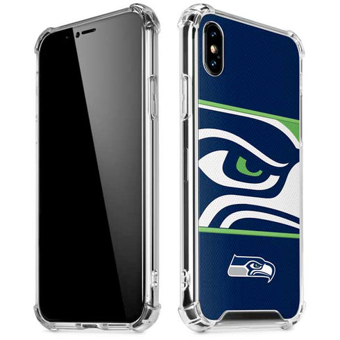 NFL Seattle Seahawks Zone Block iPhone X/XS Clear Case