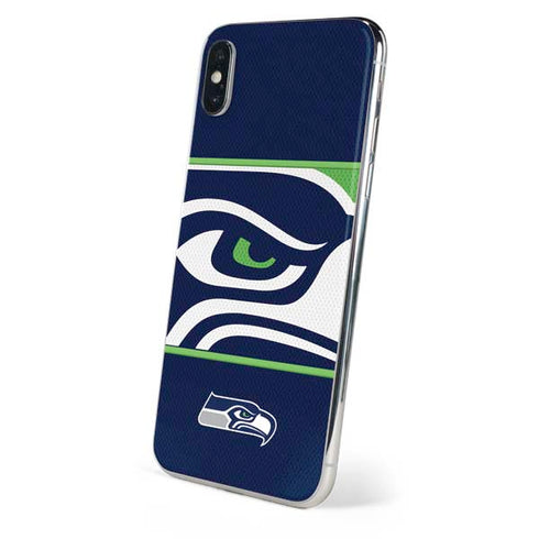 NFL Seattle Seahawks Zone Block iPhone XS Max Skin