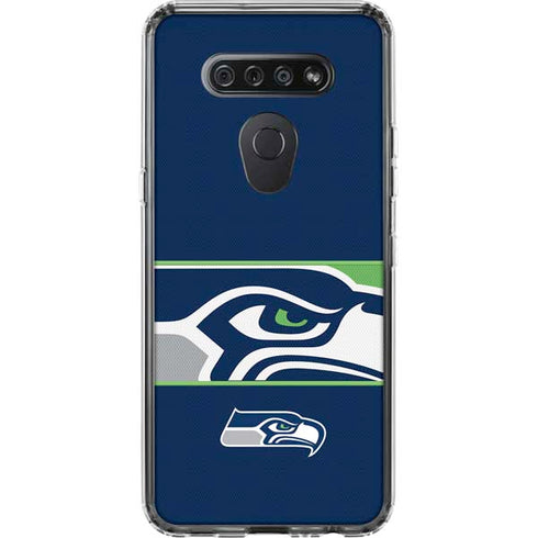 NFL Seattle Seahawks Zone Block LG K51/Q51 Clear Case