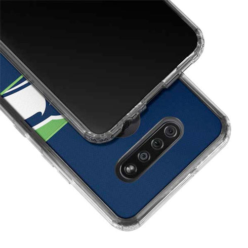 NFL Seattle Seahawks Zone Block LG K51/Q51 Clear Case